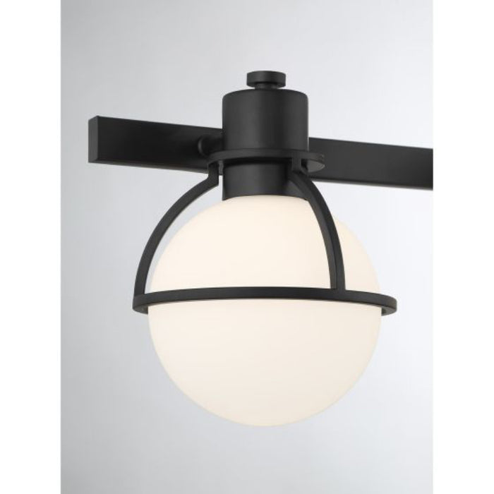 Savoy House 8-1060-3 Pierce 3-lt 24" Bathroom Vanity Light - Matte Black