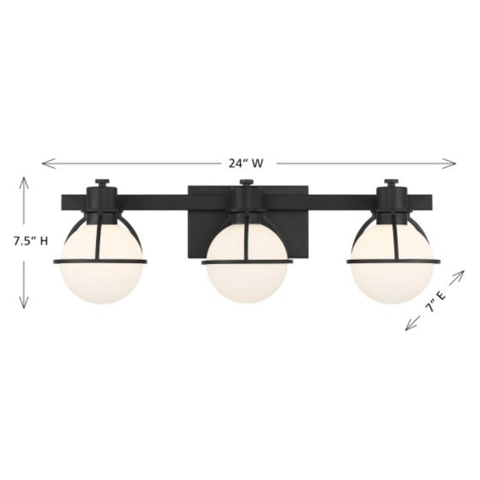 Savoy House 8-1060-3 Pierce 3-lt 24" Bathroom Vanity Light