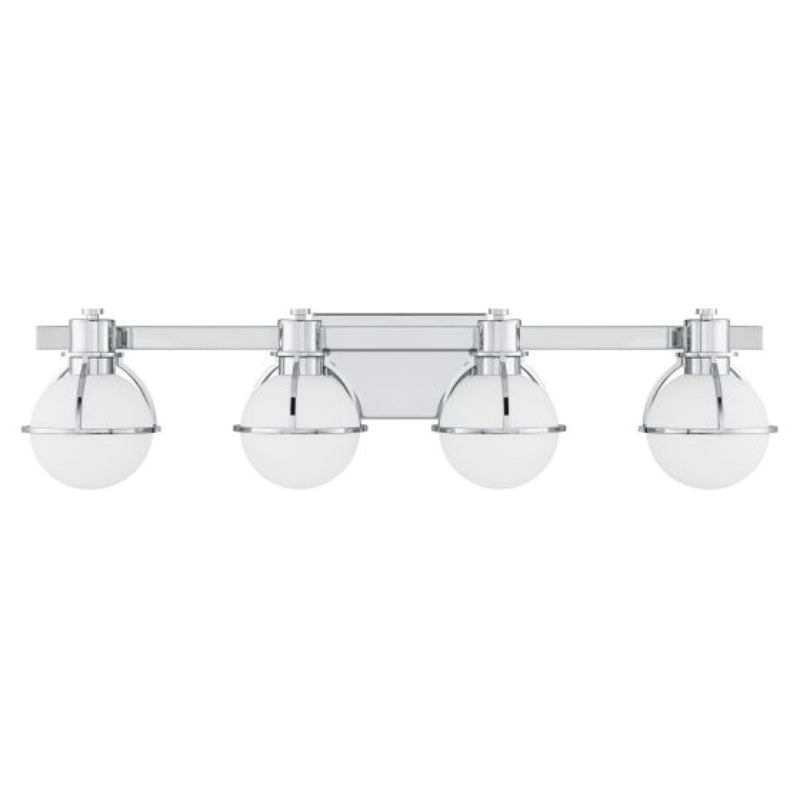 Savoy House 8-1060-4 Pierce 4-lt 32" Bathroom Vanity Light - Chrome