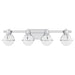 Savoy House 8-1060-4 Pierce 4-lt 32" Bathroom Vanity Light - Chrome