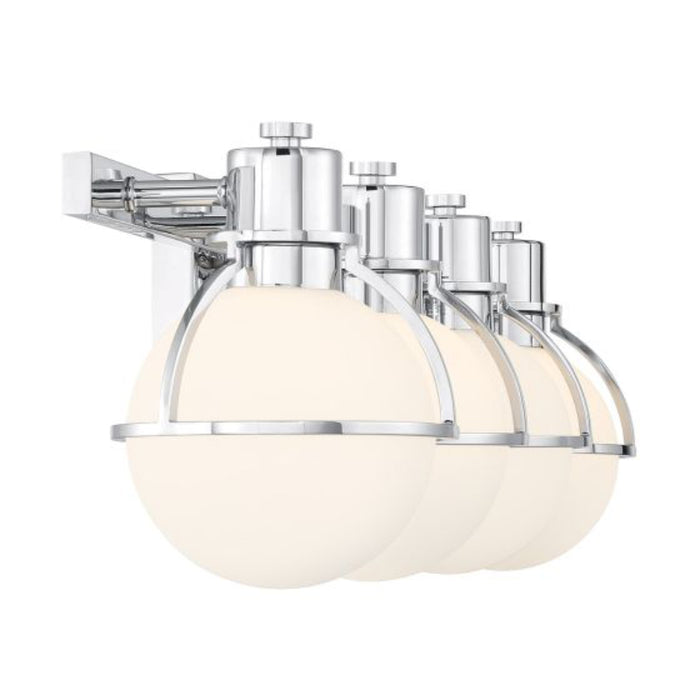 Savoy House 8-1060-4 Pierce 4-lt 32" Bathroom Vanity Light - Chrome