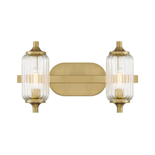 Savoy House 8-3024-2 Holton 2-lt 16" Bathroom Vanity Light - Warm Brass