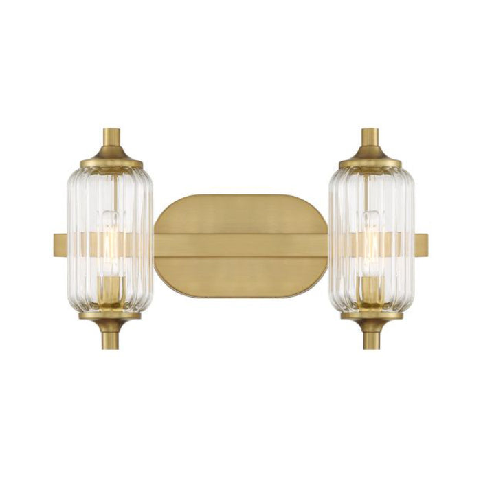 Savoy House 8-3024-2 Holton 2-lt 16" Bathroom Vanity Light - Warm Brass