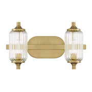 Savoy House 8-3024-2 Holton 2-lt 16" Bathroom Vanity Light - Warm Brass