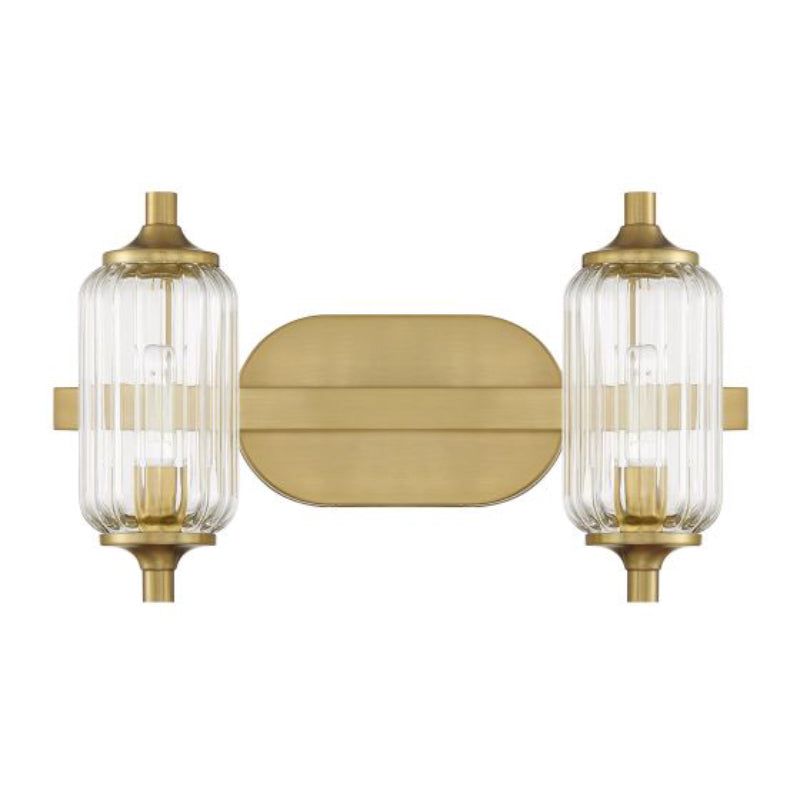 Savoy House 8-3024-2 Holton 2-lt 16" Bathroom Vanity Light - Warm Brass