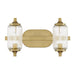 Savoy House 8-3024-2 Holton 2-lt 16" Bathroom Vanity Light - Warm Brass