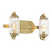 Savoy House 8-3024-2 Holton 2-lt 16" Bathroom Vanity Light - Warm Brass