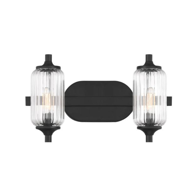 Savoy House 8-3024-2 Holton 2-lt 16" Bathroom Vanity Light - Matte Black