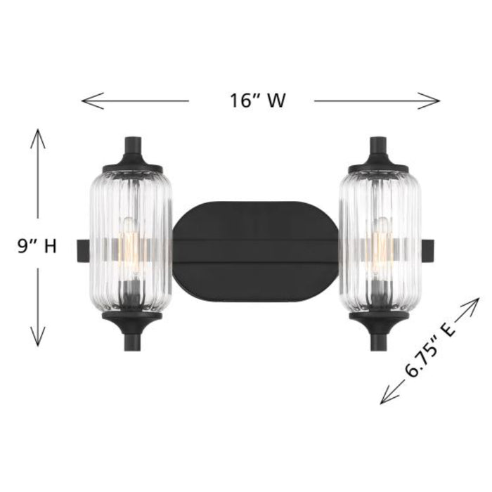 Savoy House 8-3024-2 Holton 2-lt 16" Bathroom Vanity Light