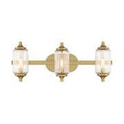 Savoy House 8-3024-3 Holton 3-lt 24" Bathroom Vanity Light - Warm Brass