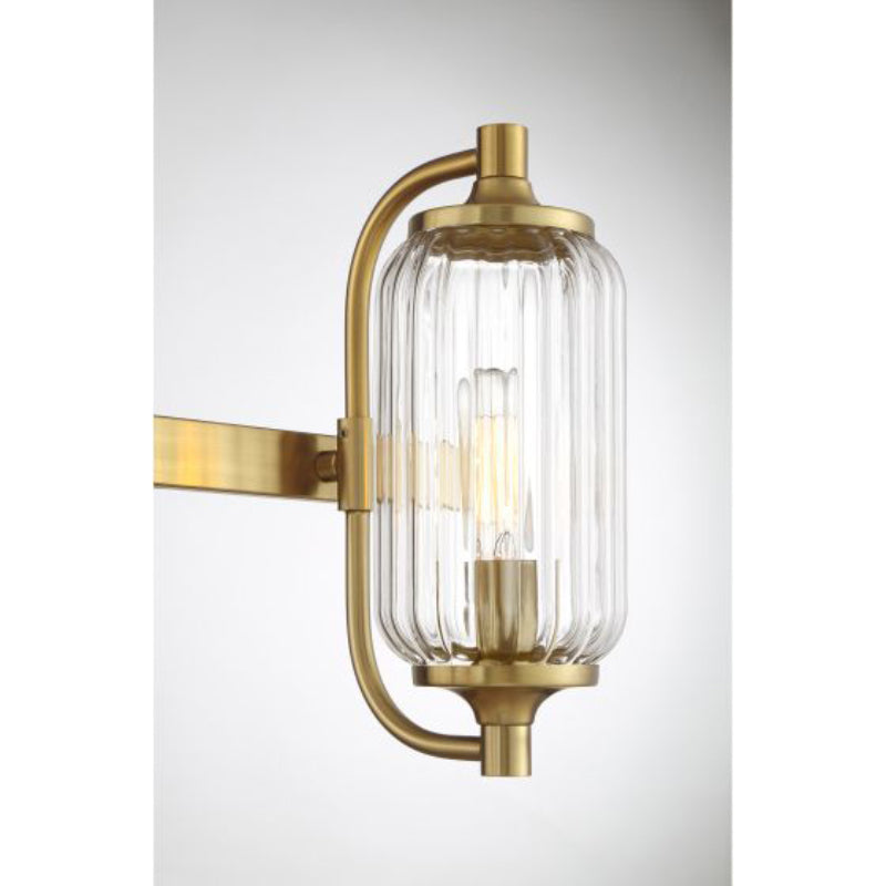 Savoy House 8-3024-3 Holton 3-lt 24" Bathroom Vanity Light - Warm Brass