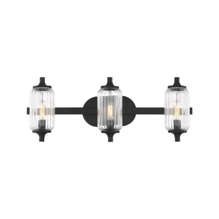 Savoy House 8-3024-3 Holton 3-lt 24" Bathroom Vanity Light - Matte Black