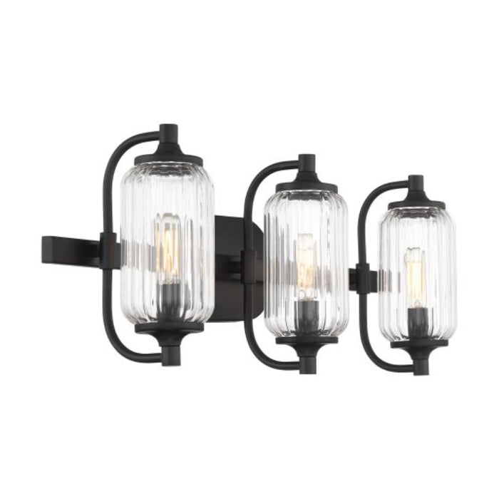 Savoy House 8-3024-3 Holton 3-lt 24" Bathroom Vanity Light - Matte Black