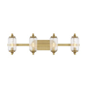 Savoy House 8-3024-4 Holton 4-lt 32" Bathroom Vanity Light - Warm Brass