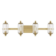 Savoy House 8-3024-4 Holton 4-lt 32" Bathroom Vanity Light - Warm Brass