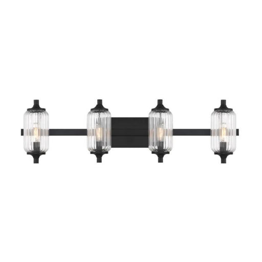 Savoy House 8-3024-4 Holton 4-lt 32" Bathroom Vanity Light - Matte Black