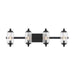 Savoy House 8-3024-4 Holton 4-lt 32" Bathroom Vanity Light - Matte Black