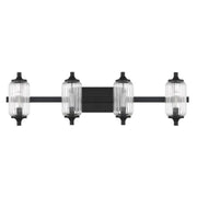 Savoy House 8-3024-4 Holton 4-lt 32" Bathroom Vanity Light - Matte Black