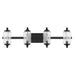 Savoy House 8-3024-4 Holton 4-lt 32" Bathroom Vanity Light - Matte Black