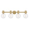 Savoy House 8-3076-4 Wright 4-lt 34" Bathroom Vanity Light
