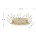 Savoy House 8-4075-2 Orianna 2-lt 15" Bathroom Vanity Light