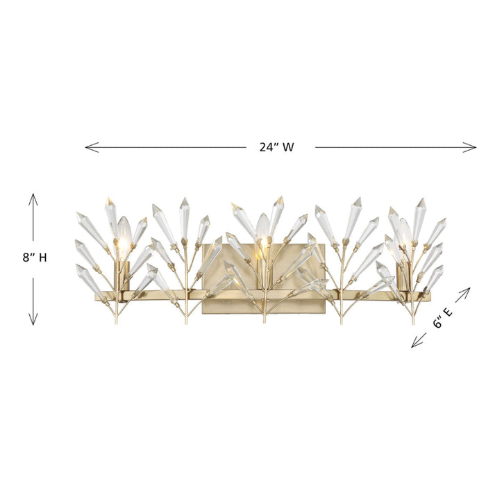 Savoy House 8-4075-3 Orianna 3-lt 24" Bathroom Vanity Light