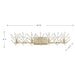 Savoy House 8-4075-4 Orianna 4-lt 33" Bathroom Vanity Light