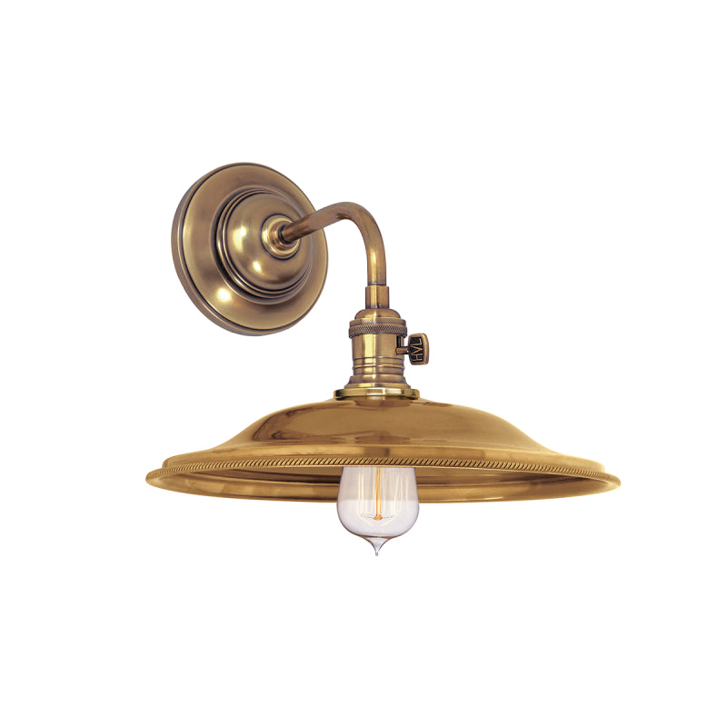 Hudson Valley 8000-MS2 Heirloom 1-lt 10" Wall Sconce-Aged Brass