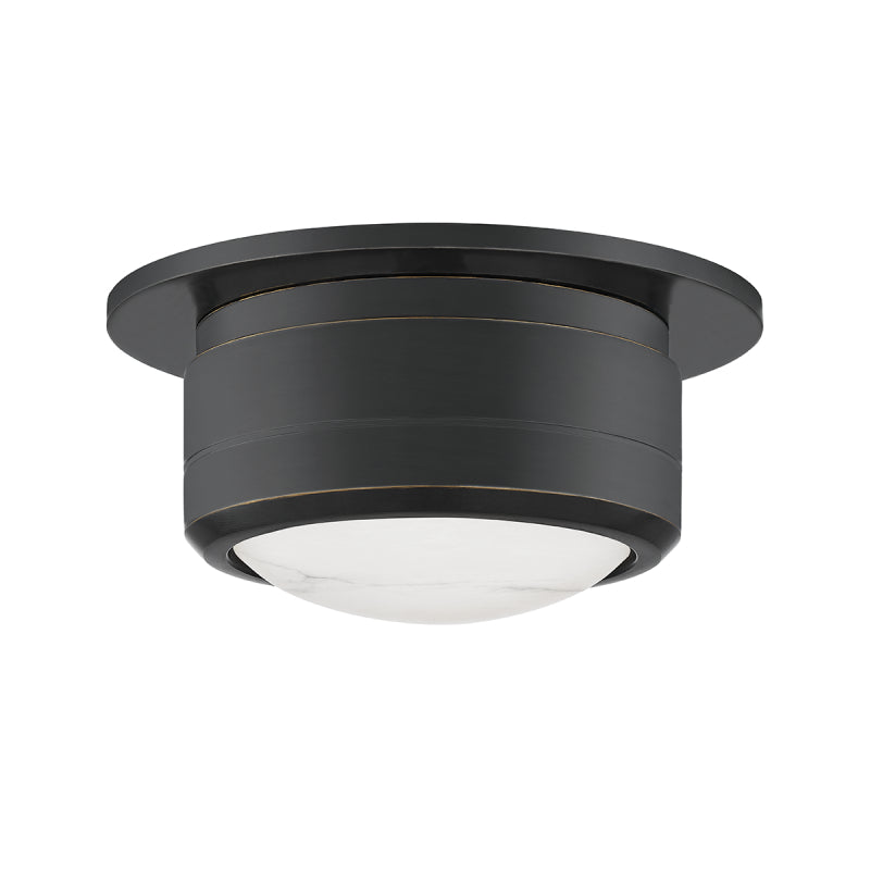 Hudson Valley 8007 Greenport 1-lt 13" LED Flush Mount-Old Bronze