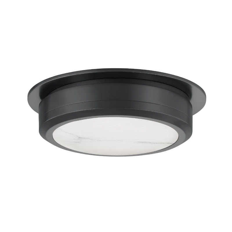 Hudson Valley 8014 Greenport 1-lt 14" LED Flush Mount-Old Bronze