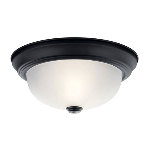 Kichler 8111 2-lt 11" Flush Mount-Black