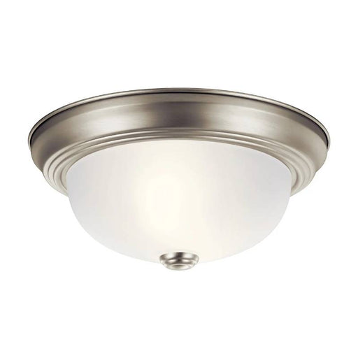 Kichler 8111 2-lt 11" Flush Mount-Brushed Nickel