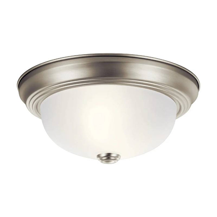 Kichler 8111 2-lt 11" Flush Mount-Brushed Nickel