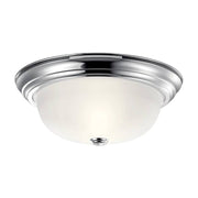 Kichler 8112 2-lt 13" Flush Mount-Chrome