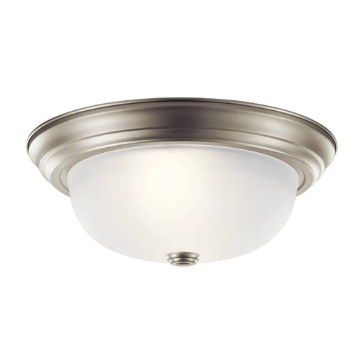 Kichler 8112 2-lt 13" Flush Mount-Brushed Nickel