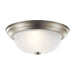 Kichler 8112 2-lt 13" Flush Mount-Brushed Nickel