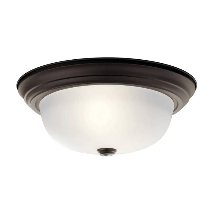 Kichler 8112 2-lt 13" Flush Mount-Olde Bronze