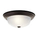 Kichler 8112 2-lt 13" Flush Mount-Olde Bronze