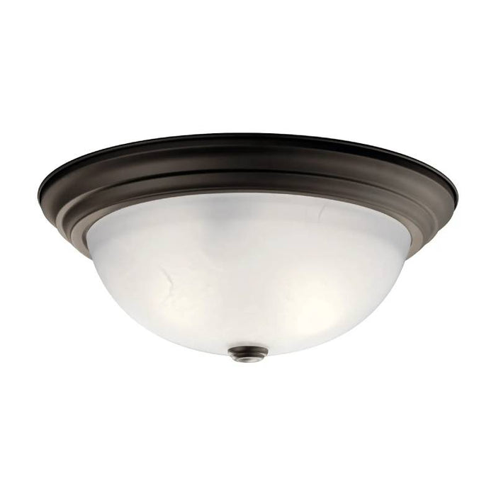 Kichler 8116 3-lt 15" Flush Mount-Olde Bronze
