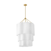 Hinkley 47736 Gwen 9-lt 27" LED Chandelier - Lacquered Brass