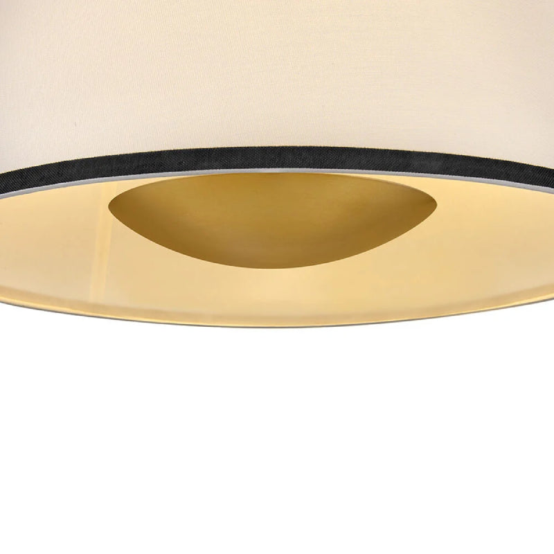 Hinkley 47517 Sonia 3-lt 18" LED Pendant - Off-White