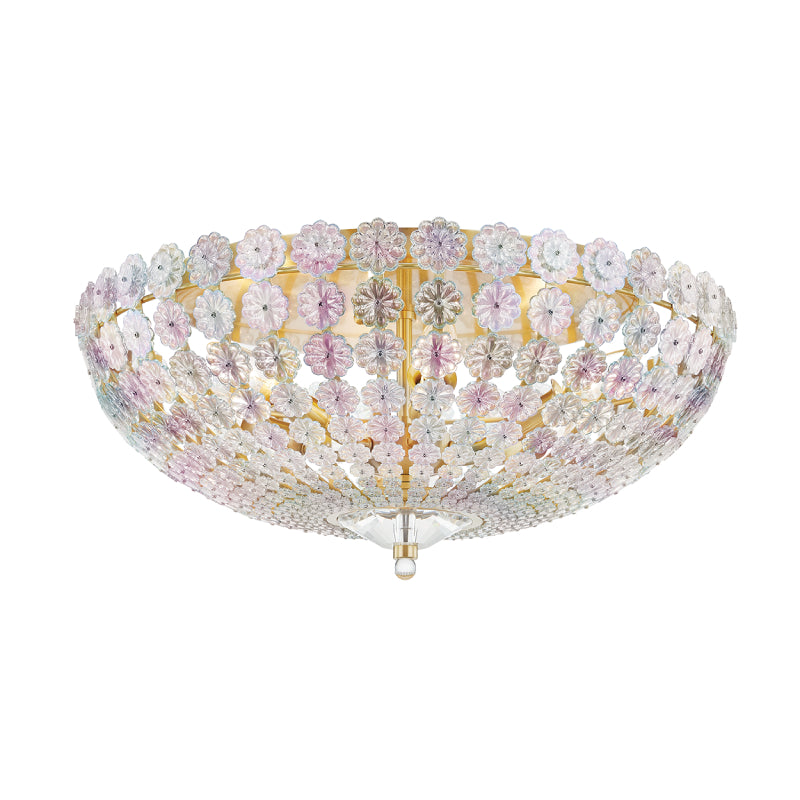 Hudson Valley 8222 Floral Park 6-lt 22" Flush Mount