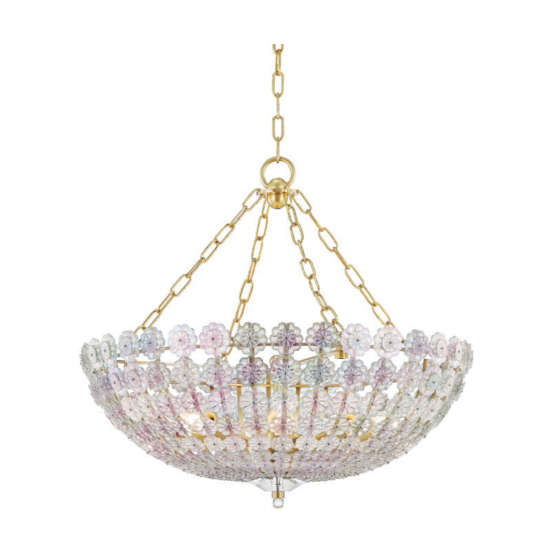 Hudson Valley 8224 Floral Park 8-lt 25" Chandelier