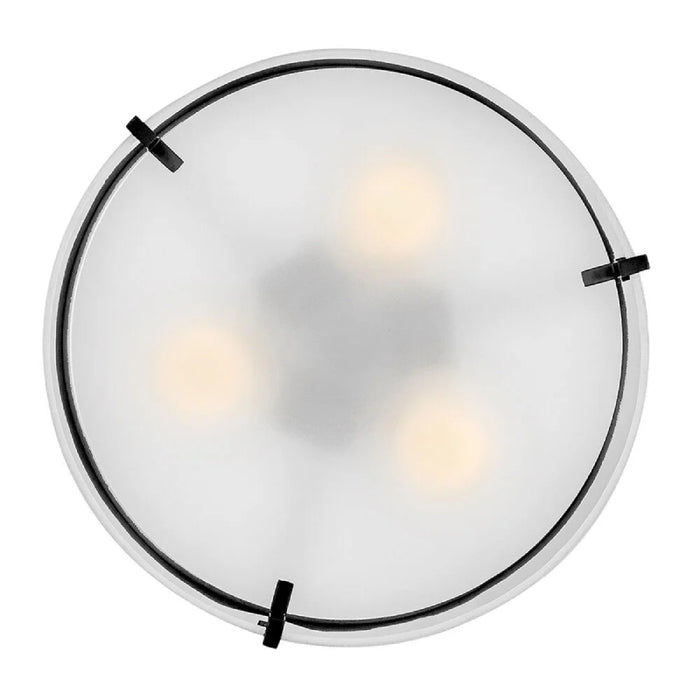 Hinkley 47571 Halle 3-lt 15" LED Semi-Flush Mount - Black