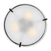 Hinkley 47571 Halle 3-lt 15" LED Semi-Flush Mount - Black