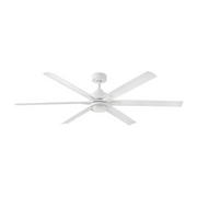 Hinkley 910566 Valor 66" Outdoor Smart Ceiling Fan with LED Light Kit - Matte White