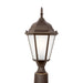Seagull 82941EN3 Bakersville 1-lt 18" Tall LED Outdoor Post Lantern
