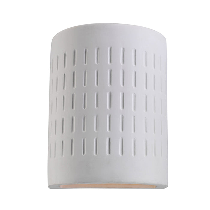 83046 Paintable Ceramic Sconces 1-lt 8" Outdoor Wall Lantern