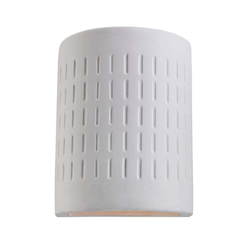 Generation Paintable Ceramic Sconces 1-lt 8" LED Outdoor Wall Lantern