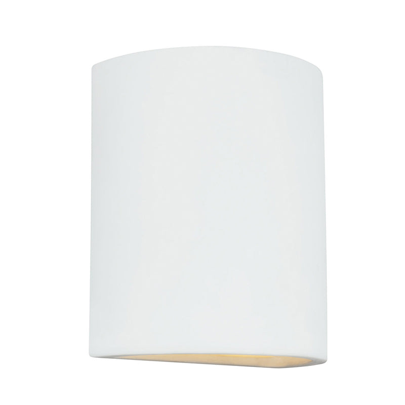 Generation 8304701 Paintable Ceramic Sconces 1-lt 8" Outdoor Wall Lantern